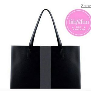 NWOT - Vince Camuto Black & Grey "Lucky Tote"